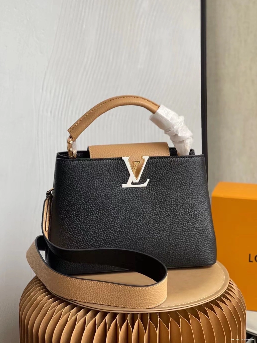 Official oldcobbler Louis Vuitton CAPUCINES BB 0822